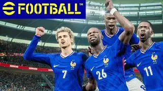 eFootball 2024 France vs Pays-Bas | Gameplay EURO 2024 | Difficulté Superstar