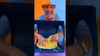 MYSTERY FOOD CHALLENGE?! #tastetest #blippi #shorts