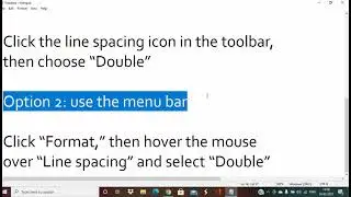 How to double space in google docs on a Chromebook?