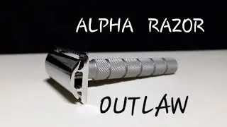 Новый Т-образный станок в мире классического бритья. Alpha Outlaw double edge razor unpack review.