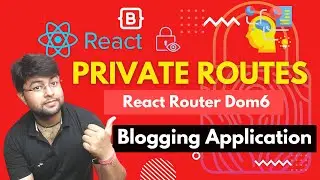 🔥 Private Routes in React JS | Managing Login pages | blogging application using React JS | Hindi