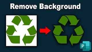 How to remove image or logo background in publisher document