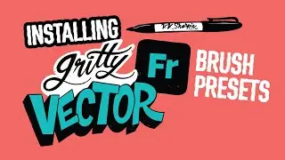 How To Install My Vector Brush Presets for Adobe Fresco