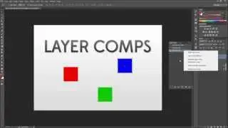 Photoshop Tutorial: Using Layer Comps to Make Different Layouts  -HD-