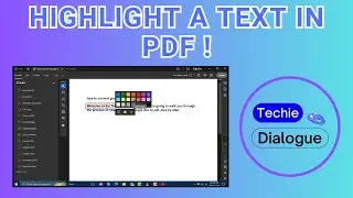 How to Highlight a Text in PDF