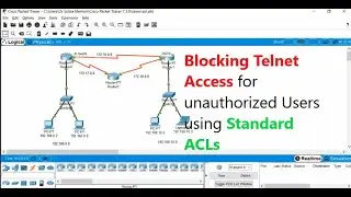 Blocking Telnet on Cisco routers using packet tracer | Securing Cisco routers from remote access