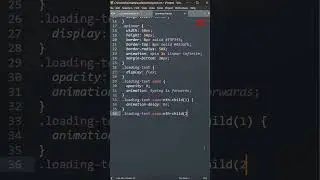 The Loading Animation | HTML CSS