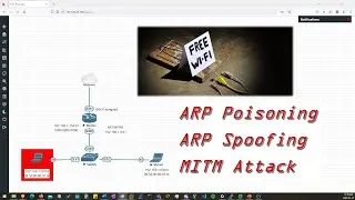 Demo ARP Cache Poisoning / MITM Attack and Countermeasure