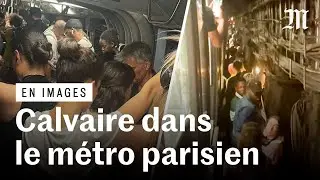 Des centaines de passagers dans les tunnels du métro à Paris