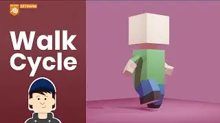 How to animate a walk cycle (in place) using a low-poly character in Blender [2.92] [REQUESTED]