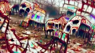 RUST CARNIVAL Background Loop 🎪 No Copyright Background | AI Video Generated Loop (HD)