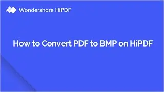 How to Convert PDF to BMP for Free Online | HiPDF