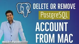 Remove or Delete PostgreSQL Account from Mac