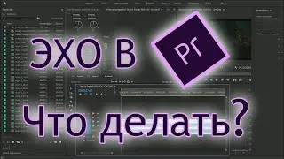 ЗАДЕРЖКА (ЭХО) ПРИ ЗАПИСИ ЗВУКА | ADOBE PREMIERE PRO