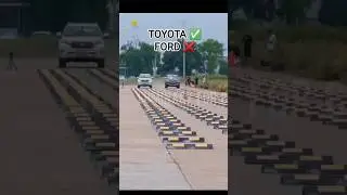 Stability test of Toyota Prado VS Ford Endeavour🗿🔥