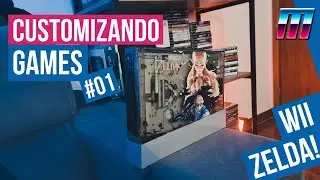 NINTENDO WII BREATH OF THE WILD! Customizei Meu NINTENDO WII | CUSTOMIZANDO GAMES #01