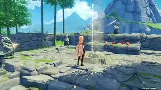 How to Solve 5 Statues Puzzle on Qingce Village Peak Mountain - Genshin Impact