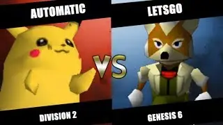 G6 - Automatic (Pikachu) Vs. LETSGO (Fox) SSB64 Division 2