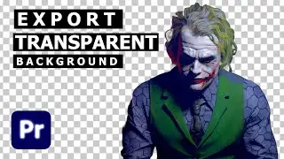 How to Export Transparent Video in Premiere Pro || Export Transparent Video Premiere Pro Tutorial