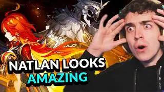 NEW NATLAN DEMO!?! AHHH Ignition Teaser: A Name Forged in Flames REACTION | Genshin Impact