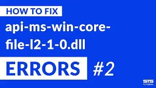 api-ms-win-core-file-l2-1-0.dll Missing Error Fix | #2 | 2020