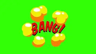 COMIC GREEN SCREEN EFFECT - BANG OVERLAY