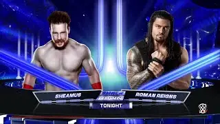 WWE 2K15- Roman Reigns vs Sheamus Normal Match at SmackDown 2015 (PS4)