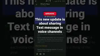 Discord update!!! Text chat in voice channels #roduz #discord #discordupdate