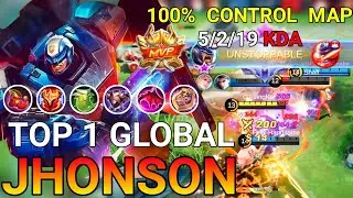 100% map control!! | best build jhonson 2021 | cara main jhonson 2021 | by top 1 global [JingKang.]