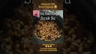 Güveçte etli kuru fasulye😍 MİLLİ YERLİ YEMEĞİMİZ, Birde böyle deneyin👌
