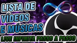 COMO CRIAR LISTA de VIDEOS e ÁUDIO para LIVE INFINITA com OBS STUDIO (Novo Plugin 2024)