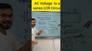 A.c voltage to a series LCR circuit |  Alternating Current  Class 12 | warm-up match with physics