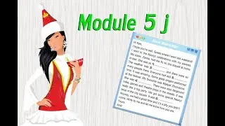 Excel 5 grade Module 5j An email about an event  you attended