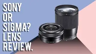 Sigma 16mm F1.4 Lens Vs Sony Kit Lens 16-50mm | Sony A6400 A6500 A6600 A6100