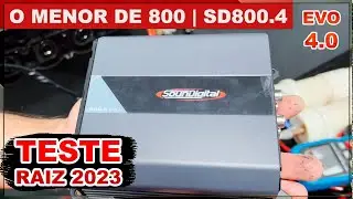 Módulo Amplificador SounDigital SD800.4 canais EVO 4.0 - Teste Sonoro e de Potência 2023