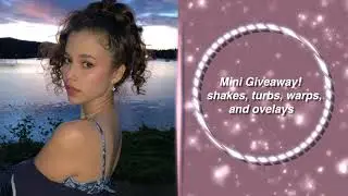 Mini Giveaway! | Shakes, Turbs, Warps, Line Overlays! | After Effects