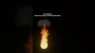 Blender 3.4 Eevee Render - Realistic Fire and Smoke Simulation 