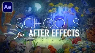 Schools - After Effects (Animate 3D Schools of Swimming Fish)