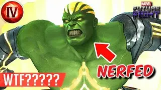 ONLY 4 HOURS LATER THEY NERF HULK WTF - Marvel Future Fight