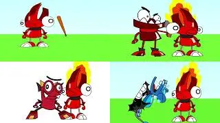 Flain's Seizure Scream Comparsion. #mixels