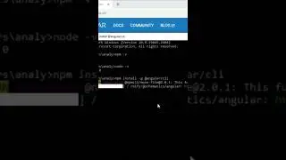 Installation of Angular #shorts  #angular