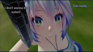 MMD Giantess Miku Eats Tinies And Grows - Part 13
