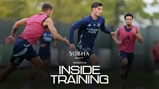 Limbering up for Liverpool! | INSIDE TRAINING | The Gunners prepare for the last game of our US Tour