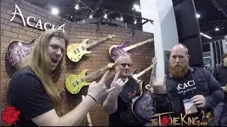 Acacia Guitars - Jamming w Robert Baker - Our Custom Guitars! Winter NAMM 2017