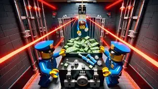 Geldraub durch gefährlichen Laser - Lego Raub