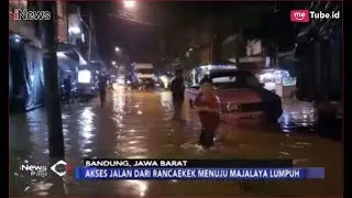 Sungai Cikeruh Meluap, Akses Rancaekek-Majalaya Lumpuh - iNews Pagi 14/01