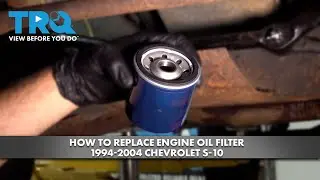 How to Change Oil 1994-2004 Chevrolet S-10