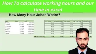 How To calculate working hours and our time in excel (3 easy formulas)