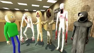 SCP ГОНЯЮТСЯ ЗА НАМИ В ШКОЛЕ БАЛДИ СЦП ► Garrys Mod