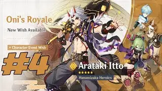 Genshin Impact Streamers Roll On The Arataki Itto Banner #4